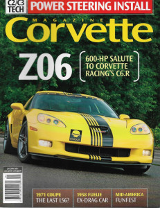 CORVETTE MAGAZINE 2011 JAN - Z06 C6.R, '71 LS6, '58 FUELIE EX-DRAG, FUNFEST